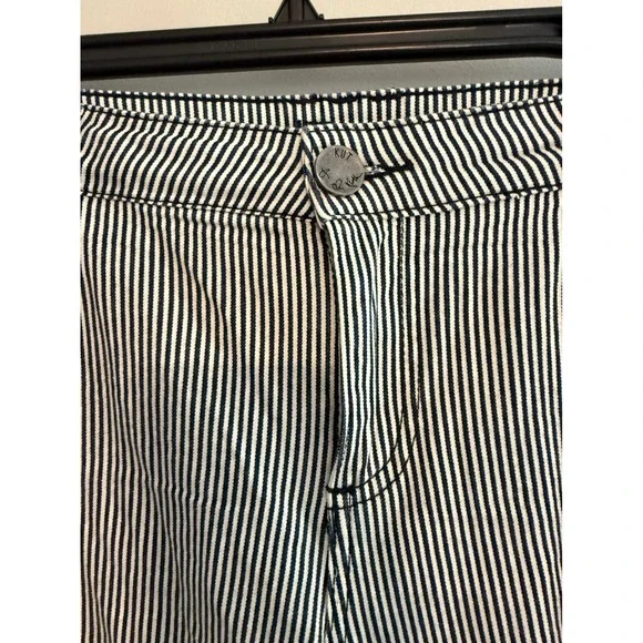 Kut‎ From the Kloth Catherine Boyfriend Striped Crop Pants Size 14 - Picture 6 of 9